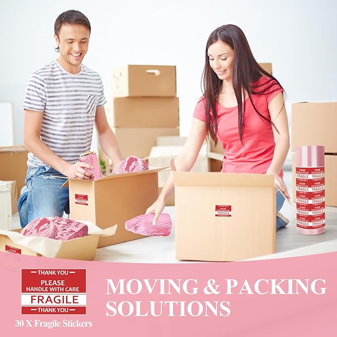 Honeycomb Packing Paper, Recyclable Moving Supplies Bubble Packing Wrap - Image 7