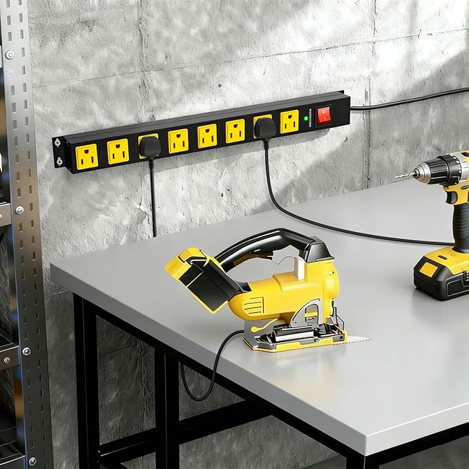 ANNQUAN Metal 8 Outlet Mountable Power Strip - Image 6