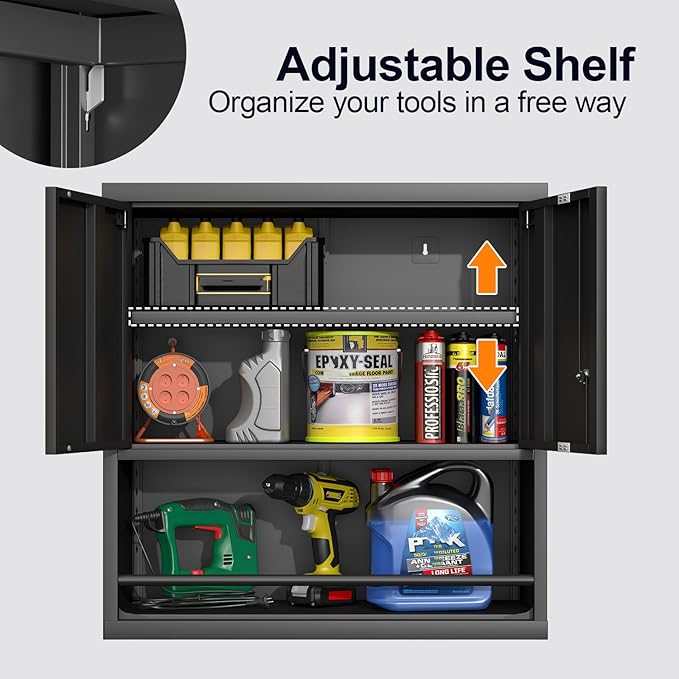GREATMEET 31" H Metal Garage Storage Cabinets - Image 6