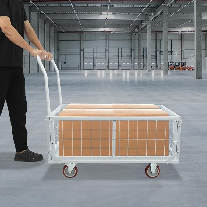4-in-1 Platform Truck Foldable Push Cartplatform Truck - Image 6