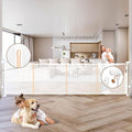 200.1" Retractable Baby Gate Extra Wide, Mesh Gate Long Child Gate Pet Gate by Dueelala