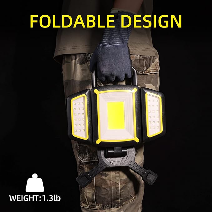 Yzoni Rechargeable Work Light, 30W 3000Lumen LED Work Light - Image 5