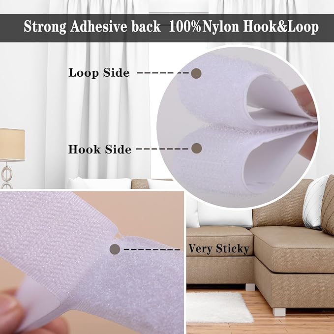 Navona 2 Boxes Heavy Duty Hook and Loop Strips - Image 3