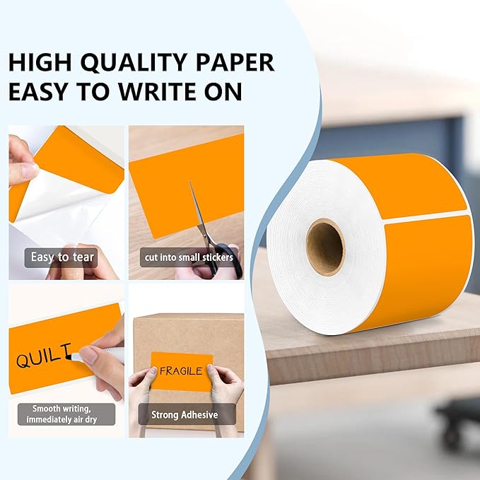 PARLAIM 3 X 5 Inch 1000Per/4Rolls Rectangle Inventory Color Coding Labels - Image 3