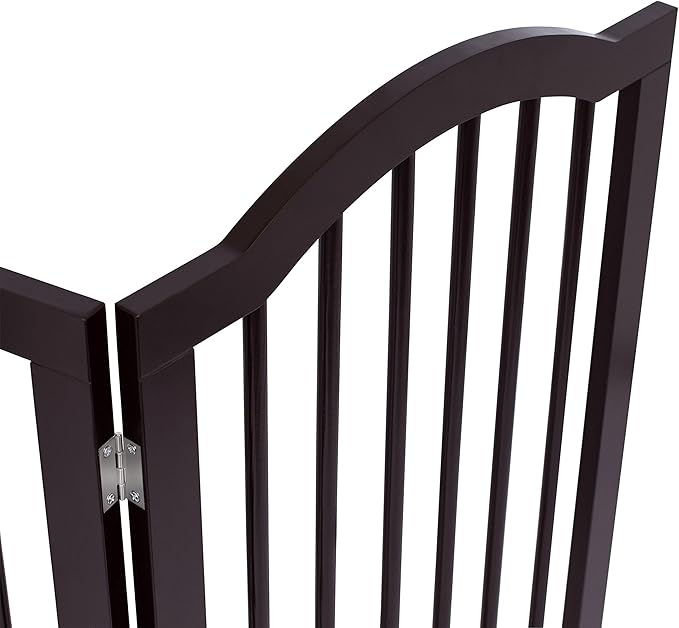 INTERNET'S BEST Arched Top Dog Gate | 4 Panel, and Porch | Portable, Extra Wide - Image 9