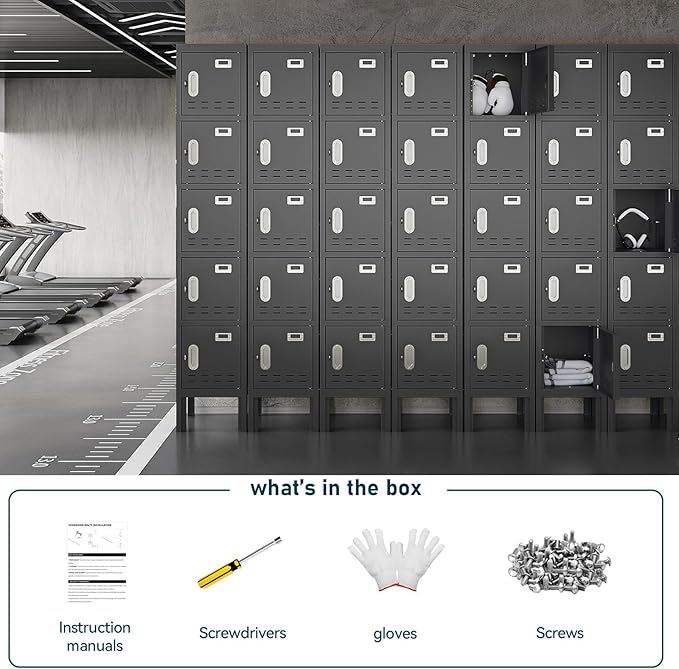 Metal Lockers - 66" Height Steel Lockers - Image 7
