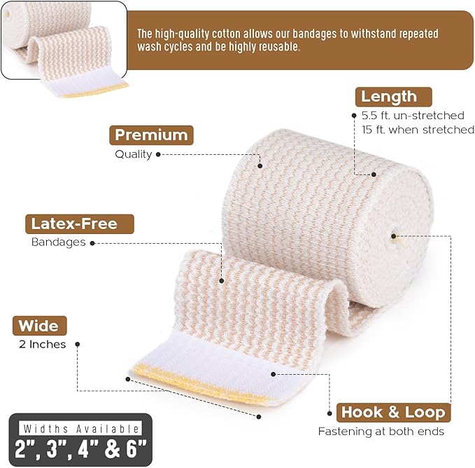 Premium Elastic Bandage Wrap - Image 2