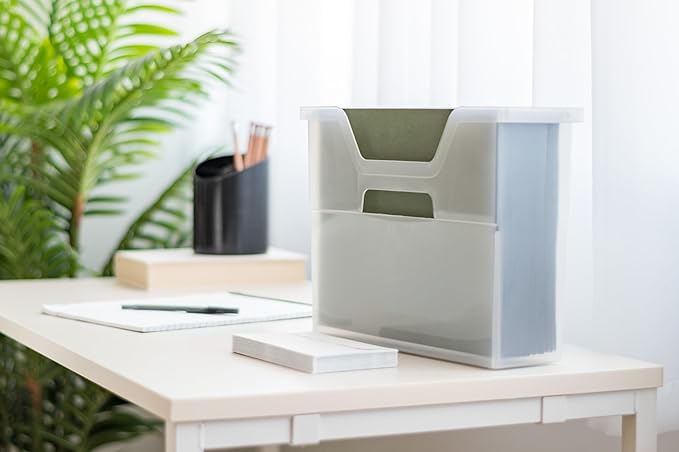 IRIS USA Small Portable Desktop File Box - Image 3
