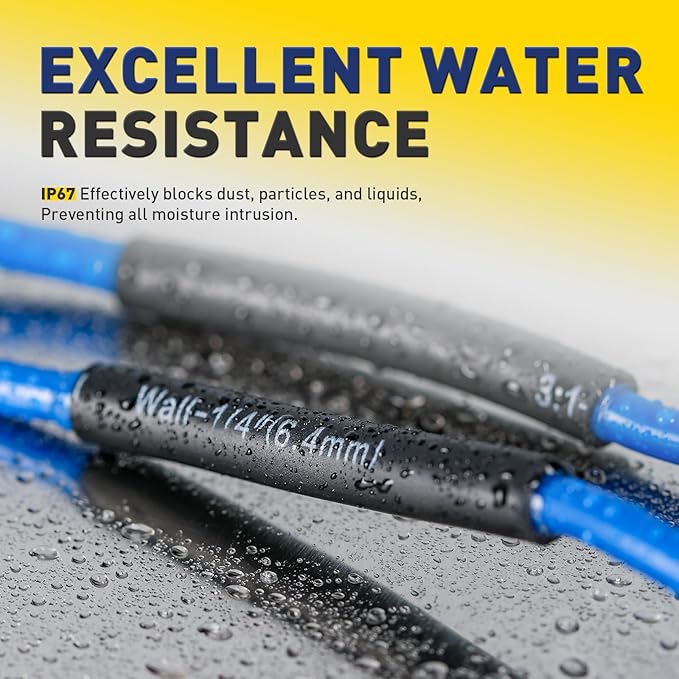 haisstronica 3:1 Heat Shrink Tubing, Shrink Ratio Adhesive Lined Marine Grade - Image 6
