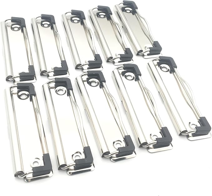 Shuokecrafts10 Pack Metal Clipboard Clips by shuokecrafts