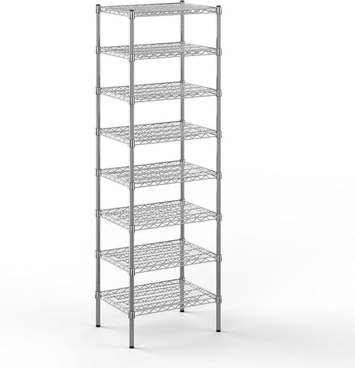 18" Deep x 24" Wide x 74" Height Wire Shelving Kit | 8-Tier | NSF Commercial by Regal+Altair