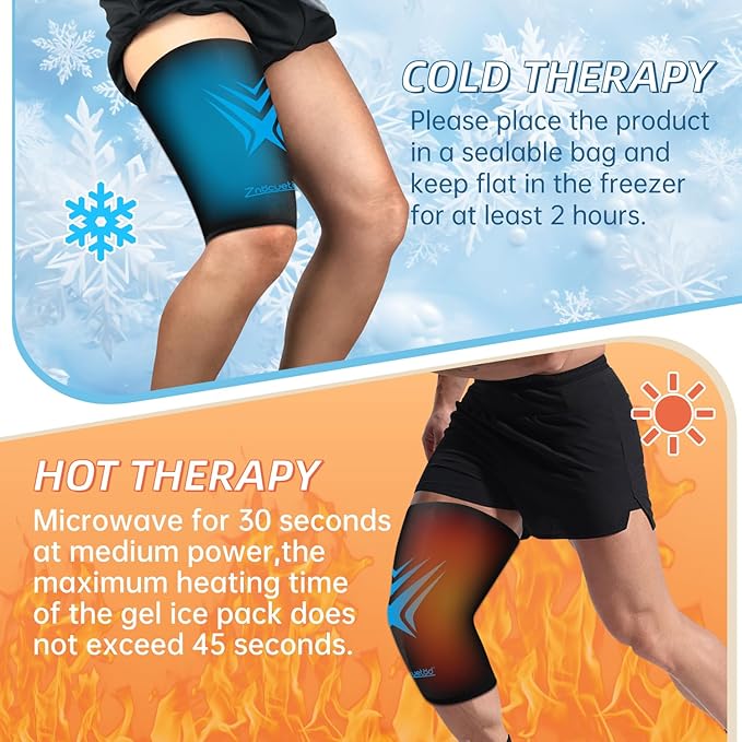 Knee Ice Pack Wrap Extended Ice Packs - Image 7