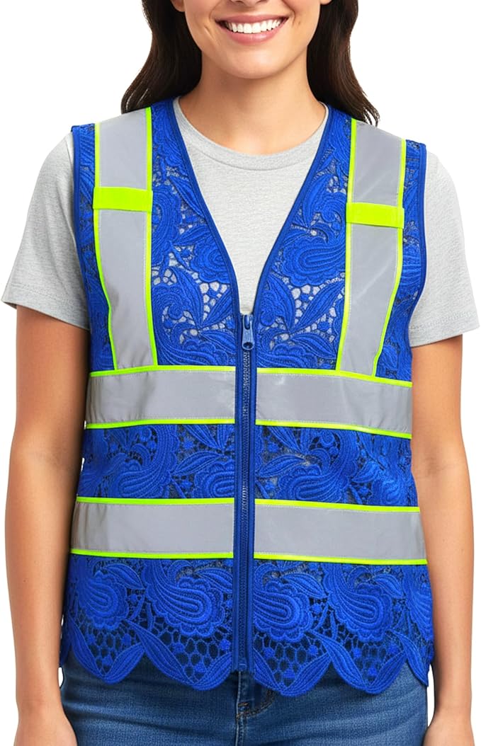 Lace-Mesh Safety Vest for Women & Men - Image 2