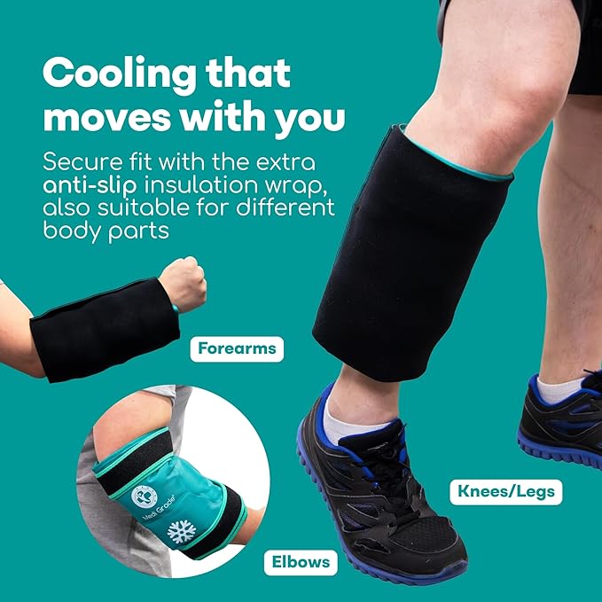 Medi Grade Knee Ice Pack Wrap - Image 8