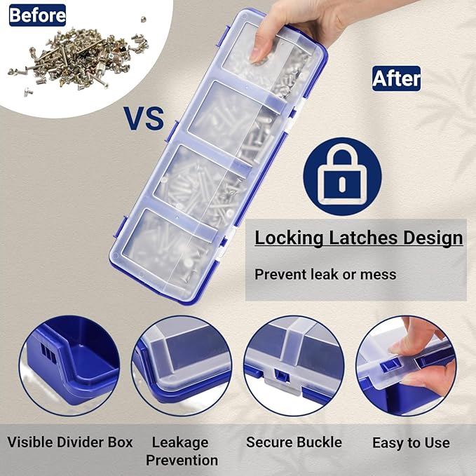 6 Pack Screw Organizer Box - Image 3