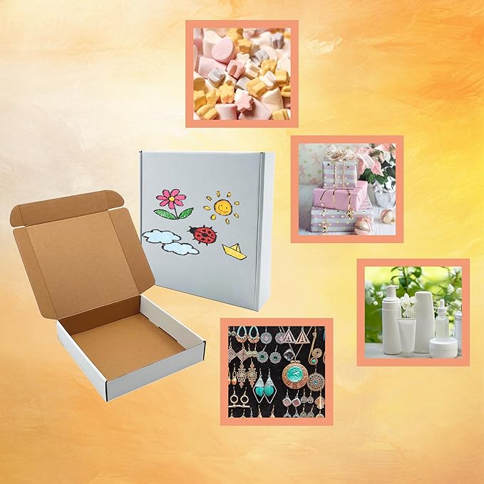 9x9x2 Inches Shipping Boxes Set of 25, E-Commerce Packaging Mailing Boxes Gift - Image 2
