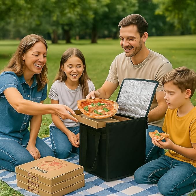 Bodaon Insulated Pizza Delivery Bag, Commercial Delivery Bag, Food Warmers - Image 8