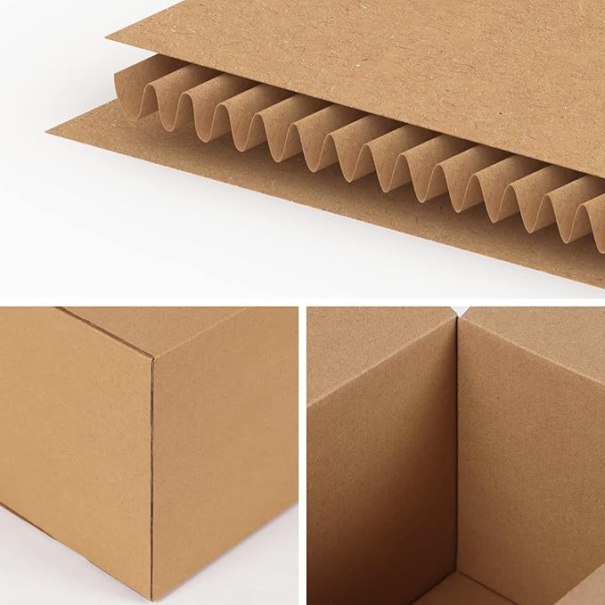 Edenseelake 40 Pack 8x6x6 inches Shipping Boxes Corrugated Cardboard Boxes - Image 5