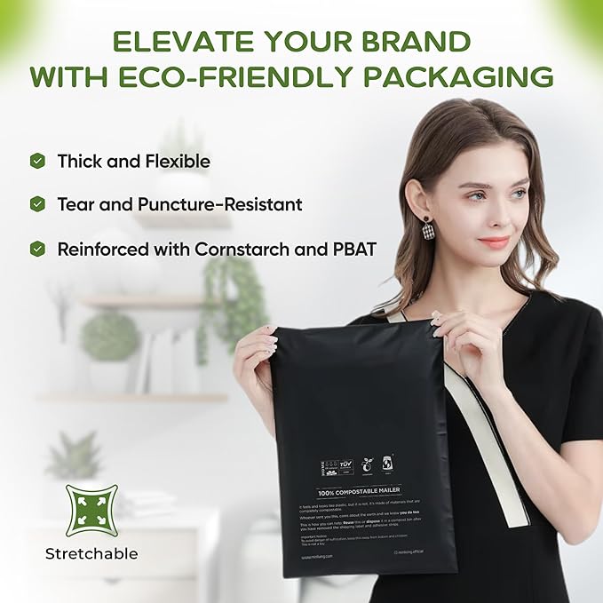 100% Compostable Biodegradable Mailers | Reusable Poly Bags | Zero-Waste - Image 7