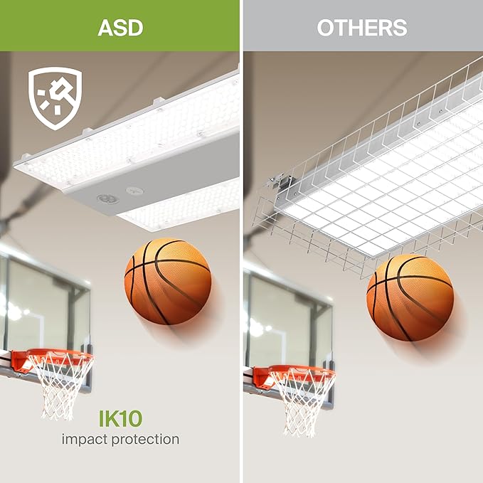 ASD LED Linear High Bay Light Fixture, Commercial Shop Lighting | Dimmable - Image 6