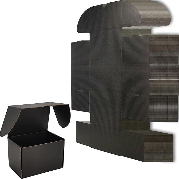 6x4x4 inches Small Shipping Boxes Set of 25 by Lmuze