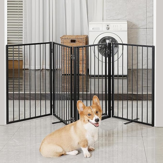 Metal Freestanding Dog Gates - Image 7