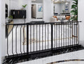 Extra Wide Baby Gate Tension Indoor Safety Gates Black Metal Large Pressure by COSENDBABYGATE