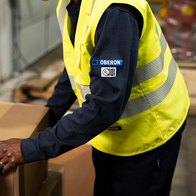 Oberon FR ARC Rated Hi Vis Safety Vest - Image 11