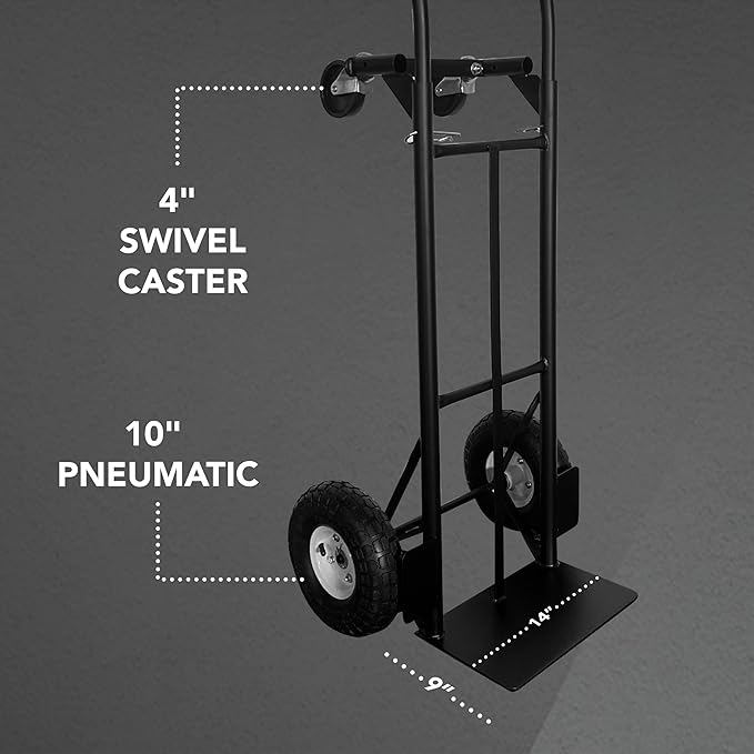 Olympia Tools 800 Lb Steel Convertible Hand Truck - Image 3