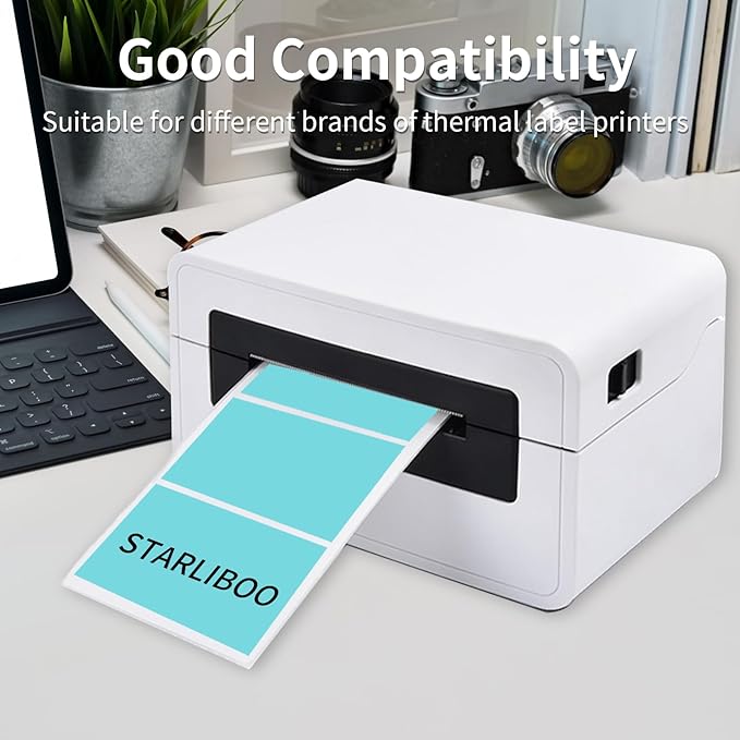 STARLIBOO 3x2 inch Color Direct Thermal Label Stickers - Image 3
