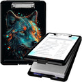 Clipboard with Storage, High Capacity Plastic Storage Clipboard with Pen Holder by Qindaiwen