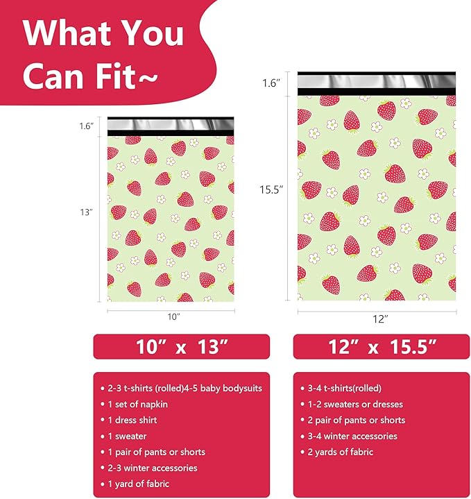 Poly Mailers 10x13 Inch 100 Pcs - Image 2