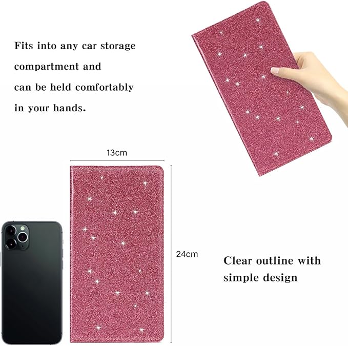 2Pack Leather Car Registration and Insurance Card Holder, Car Document Holder - Image 2