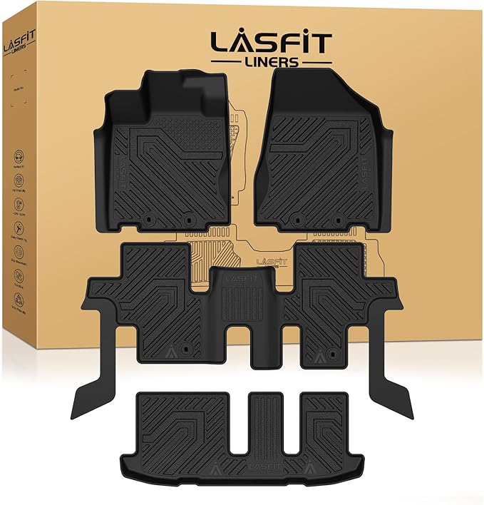 LASFIT Floor Mats for Nissan Pathfinder 2013-2020 / Infiniti QX60 2014-2021 / by LASFIT
