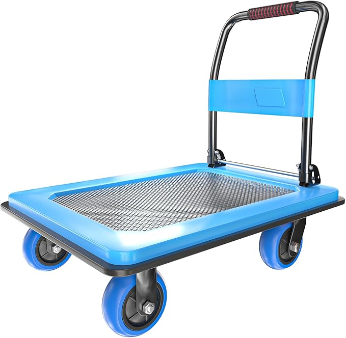 Heavy Duty Platform Truck, Push Cart Furniture Dolly by Lomive