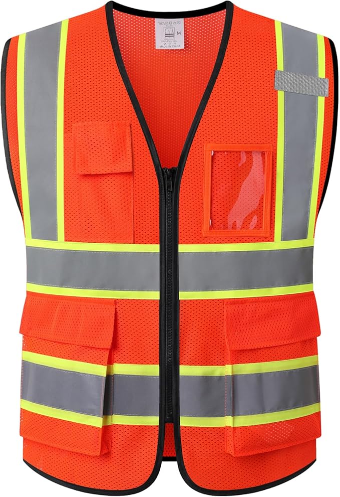 Safety Vest for Men Women Reflective by Ekkosafety