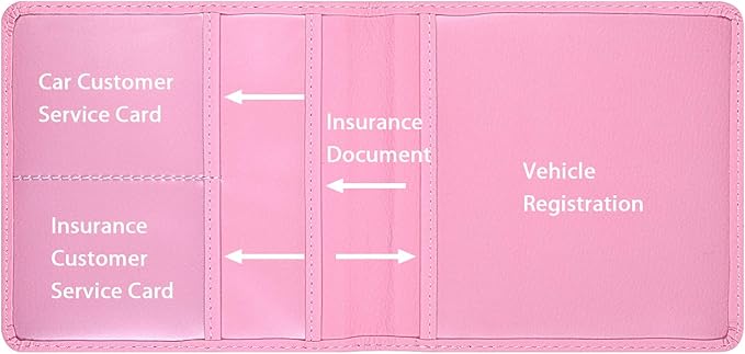 Wisdompro Small Car Registration and Insurance Documents Holder - Image 3