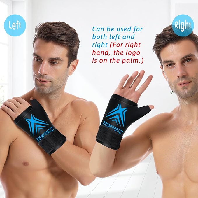Wrist Ice Pack Wrap for Pain Relief Reusable Wrist Brace Cold Gel Gloves Hand - Image 9