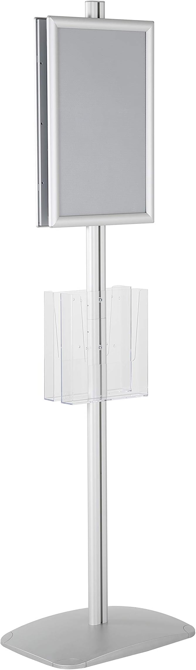 M&T Displays Free Standing Aluminum Display Stand Double Sided Document - Image 3