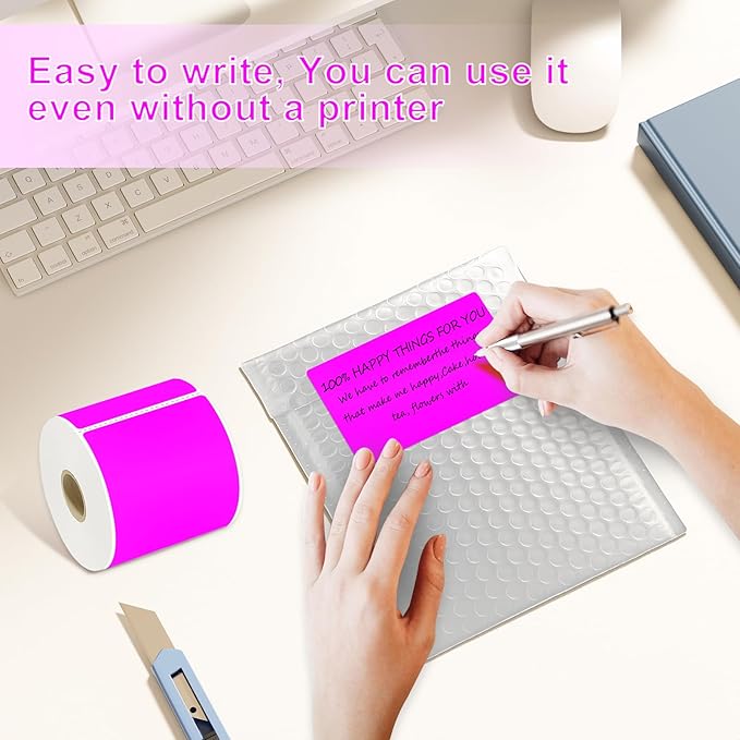 3 X 5 Inch Printable Waterproof Rectangle Color Coding Labels, 300 Per Roll - Image 5