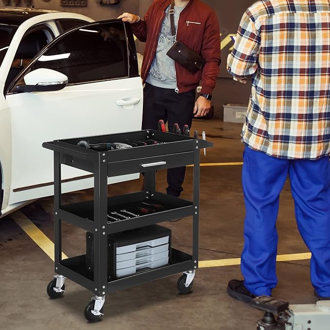 TUFFIOM 3 Tier Rolling Tool Cart - Image 6