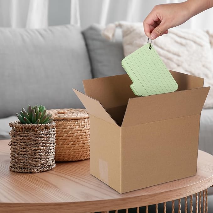 40 pack 8x6x6 inch Cardboard Box Mailers, Kraft Corrugated Mailer Cardboard - Image 5