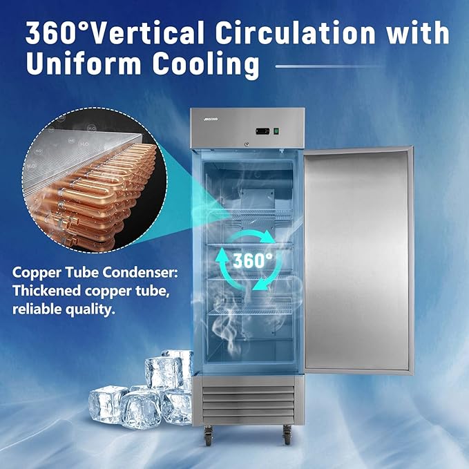 JINSONG 27" Commercial Refrigerator - Image 3