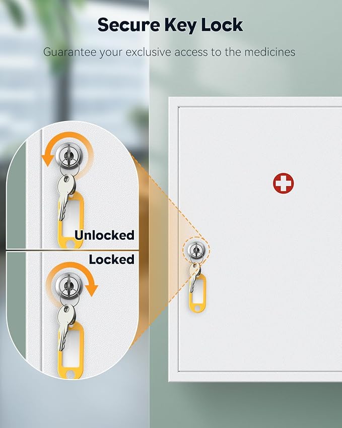 Uniclife Wall Mount Medicine Cabinet - Image 3