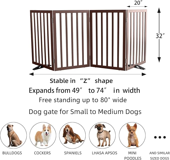 ZJSF Freestanding Indoor Dog Gate - Image 7