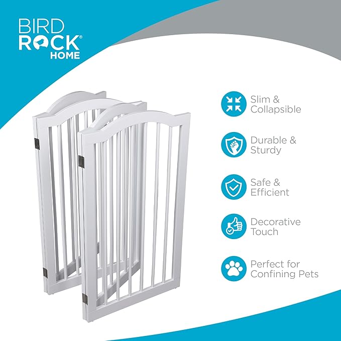 INTERNET'S BEST Arched Top Dog Gate | 4 Panel, and Porch | Portable, Extra Wide - Image 3