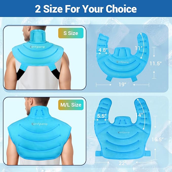 Comfytemp Ice Pack for Neck Shoulders Pain Relief, HSA Eligible FSA Wearable - Image 4