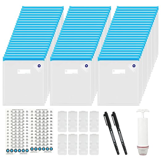 100 Pcs 3D Filament Storage Bags 13.4 x 11.8 Inch Reusable 3D Printer Filament by UCEHIPAW