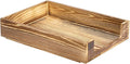 BTSKY 1PC Vintage Wood Letter Tray by BTSKY