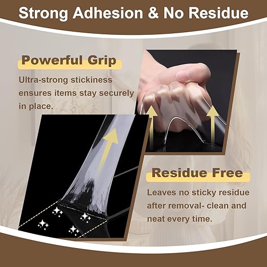 Double Sided Tape Heavy Duty, Nano Double Sided Adhesive Tape, Weatherproof - Image 3